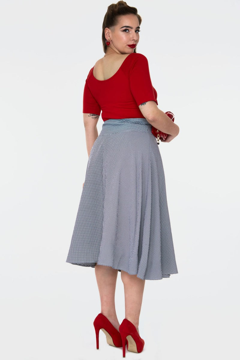 Elizabeth Curved Waist Bow Skirt